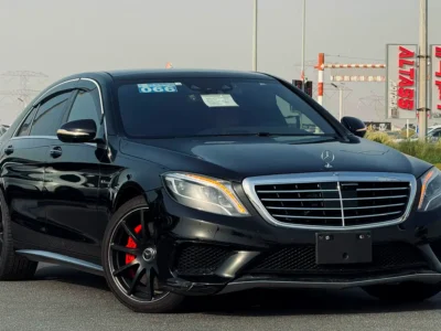2014 Mercedes-Benz S-Class S 63 AMG 4MATIC 8 Cylinders Petrol Engine Black Sedan CLEAN TITLE