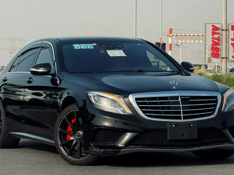 2014 Mercedes-Benz S-Class S 63 AMG 4MATIC 8 Cylinders Petrol Engine Black Sedan CLEAN TITLE