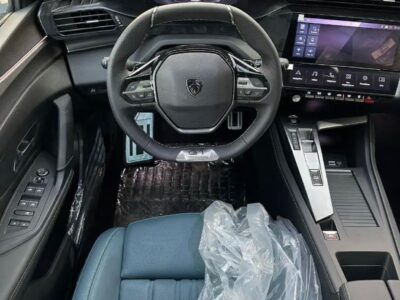 2024 Peugeot 408 1.6L Turbo PureTech 4 Cylinders Petrol Engine White Blue Sedan GCC