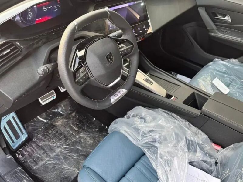 2024 Peugeot 408 1.6L Turbo PureTech 4 Cylinders Petrol Engine White Blue Sedan GCC