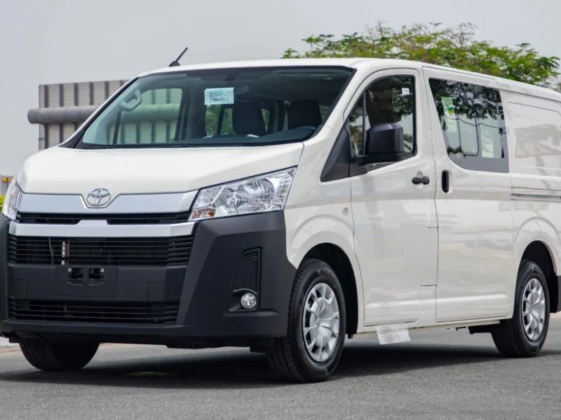 2026 Toyota Hiace STD ROOF 6S P MT GL 3.5L V6 Petrol Engine White Black Van GCC Specs