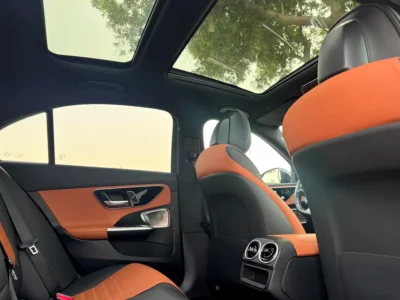 2023 Mercedes-Benz C-Class C43 AMG 4MATIC 4 Cylinders Engine Black Brown Sedan CLEAN TITLE