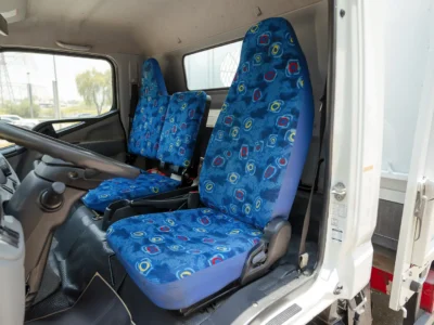 2024 Mitsubishi Canter Cargo Body 4.2L 4 Cylinders Diesel Engine White Blue Truck GCC Specs