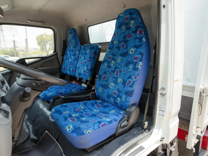 2024 Mitsubishi Canter Cargo Body 4.2L 4 Cylinders Diesel Engine White Blue Truck GCC Specs