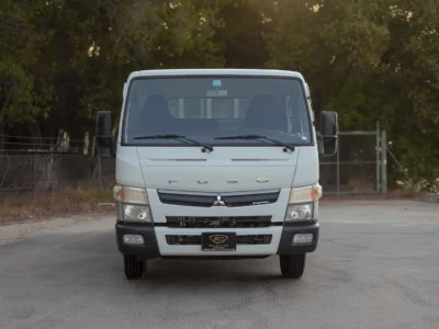 2024 Mitsubishi Canter Double Cabin Cargo Body 3.0L 4 Cylinders Diesel Engine White Grey Truck