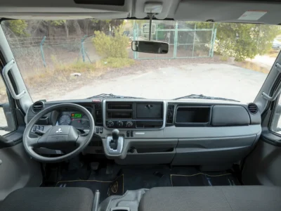 2024 Mitsubishi Canter Double Cabin Cargo Body 3.0L 4 Cylinders Diesel Engine White Grey Truck
