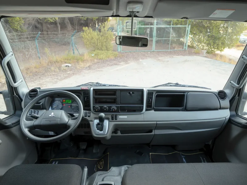 2024 Mitsubishi Canter Double Cabin Cargo Body 3.0L 4 Cylinders Diesel Engine White Grey Truck