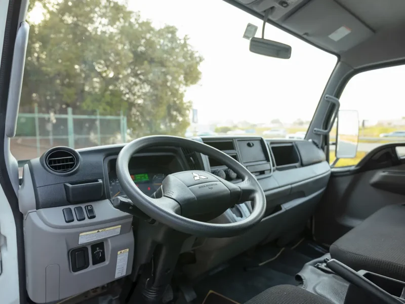 2024 Mitsubishi Canter Double Cabin Cargo Body 3.0L 4 Cylinders Diesel Engine White Grey Truck