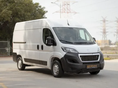 2023 Peugeot Boxer L2h2 2.2L 4 Cylinders Diesel Engine White Grey Minivan GCC Specs