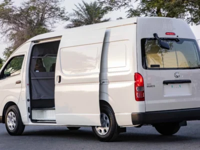 2026 Toyota Hiace Hi Roof 3-Seater Cargo Van 2.7L Dual VVT-i 4-Cylinder Engine White Grey Van