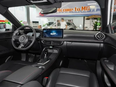 2026 MG 5 Global Luxury Edition 1.5L Naturally Aspirated 4-Cylinder Engine White Black Sedan