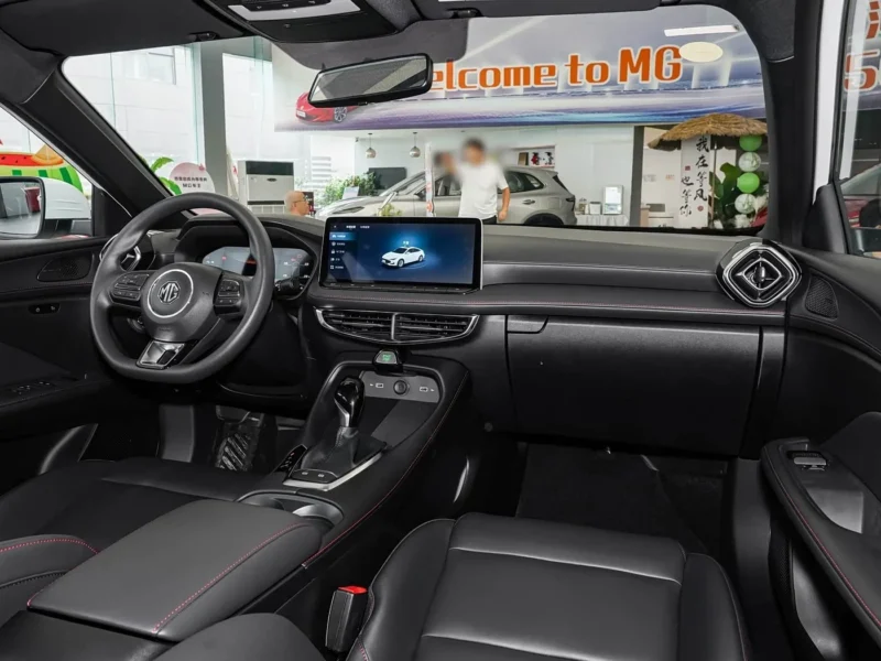 2026 MG 5 Global Luxury Edition 1.5L Naturally Aspirated 4-Cylinder Engine White Black Sedan