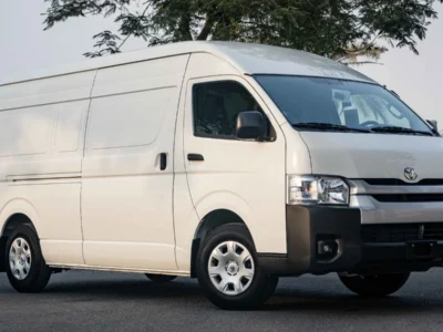 2026 Toyota Hiace Hi Roof 3-Seater Cargo Van 2.7L Dual VVT-i 4-Cylinder Engine White Grey Van