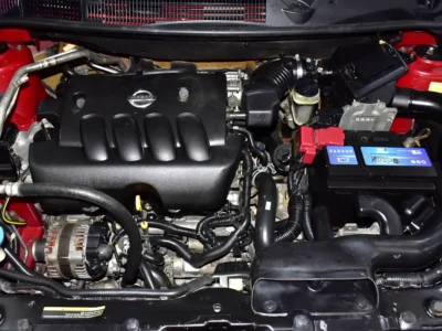 2013 Nissan Qashqai LE 4 Cylinders Petrol Engine Red Beige Crossover GCC Specs Automatic