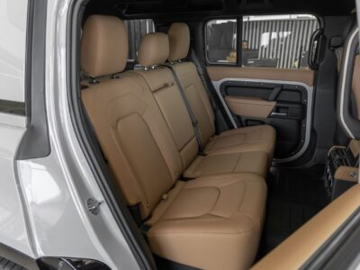 2026 Land Rover Defender 110 X-Dynamic HSE P400 4.0L 6 Cylinders Petrol Engine Light Grey Tan SUV GCC