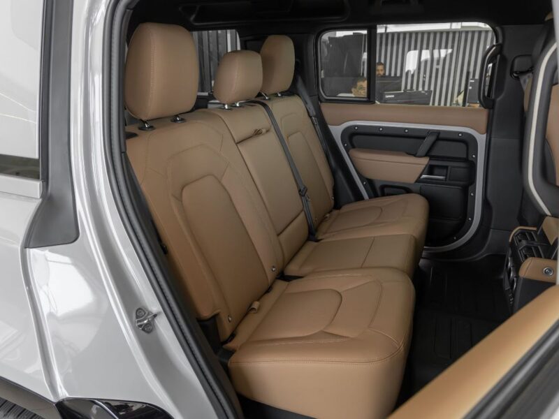 2026 Land Rover Defender 110 X-Dynamic HSE P400 4.0L 6 Cylinders Petrol Engine Light Grey Tan SUV GCC