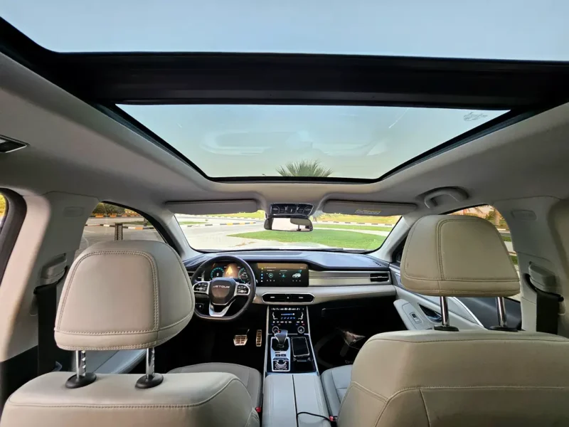 2025 Jetour X90 Plus 2.0T Luxury 4 Cylinders Petrol Engine White Grey Luxury SUV GCC Specs