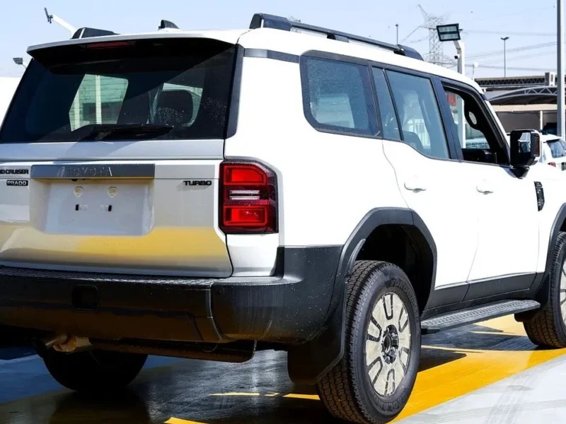 2026 Toyota Prado VXR 2.4 Litres Turbo 4 Cylinders Petrol Engine White Brown SUV GCC Specs Automatic