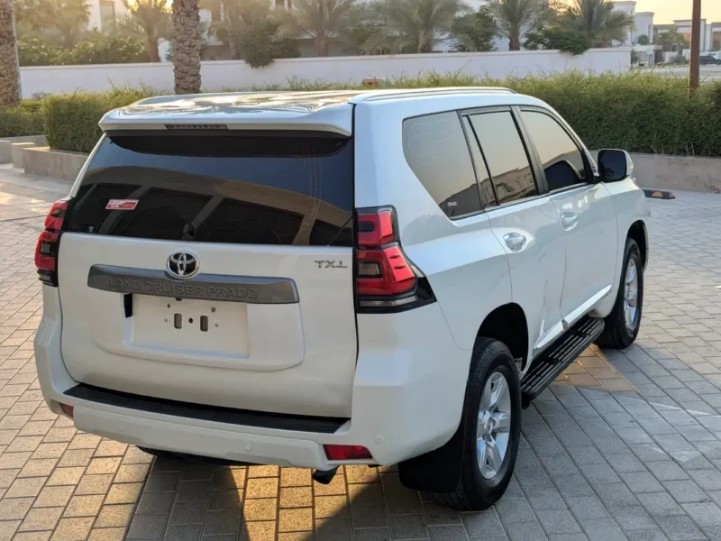 2020 Toyota Prado TXL 4 Cylinders Diesel Engine White Beige SUV GCC Specs Excellent Condition