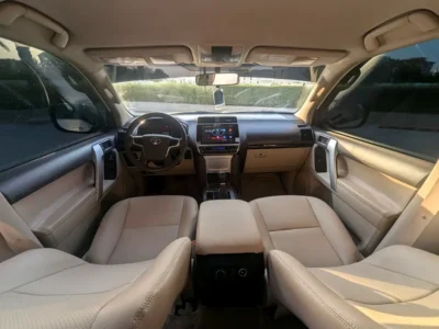 2020 Toyota Prado TXL 4 Cylinders Diesel Engine White Beige SUV GCC Specs Excellent Condition