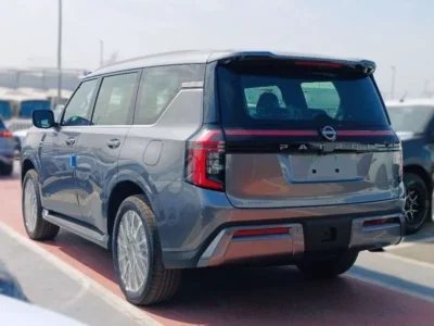 2025 Nissan Patrol LE PLATINUM CITY 3.5 Litres Twin-Turbocharged V6 Engine Grey Red SUV GCC Specs