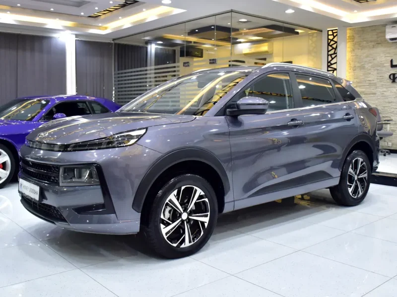 2024 JAC JS6 Comfort 4 Cylinders Petrol Engine Grey Black SUV GCC Specs Automatic