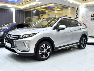 2019 Mitsubishi Eclipse Cross GLX 4 Cylinders Petrol Engine Silver Black SUV GCC Specs Automatic