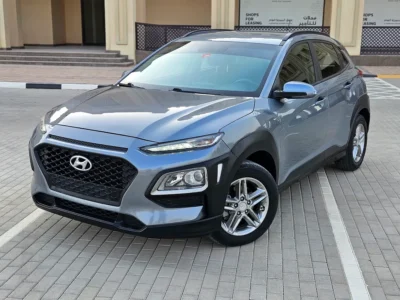 2019 Hyundai Kona Limited 1.6L Turbo 4 Cylinders Petrol Engine Grey Compact SUV GCC Specs