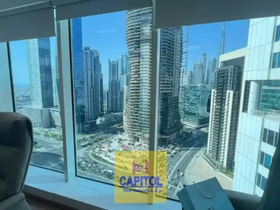 1,128 sqft Burlington Executive Office | 4 Glass Cabins | Fully Furnished | Vacant