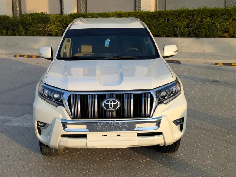 2020 Toyota Prado TXL 4 Cylinders Diesel Engine White Beige SUV GCC Specs Excellent Condition