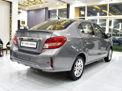 2021 Mitsubishi Attrage GLS 3 Cylinders Petrol Engine Grey Sedan GCC Specs Automatic