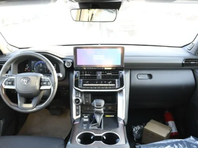 2026 Toyota Land Cruiser GXR 3.5L 6 Cylinders HEV Engine White Black SUV GCC Specs Full Option
