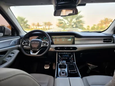 2025 Jetour X90 Plus 2.0T Luxury 4 Cylinders Petrol Engine White Grey Luxury SUV GCC Specs