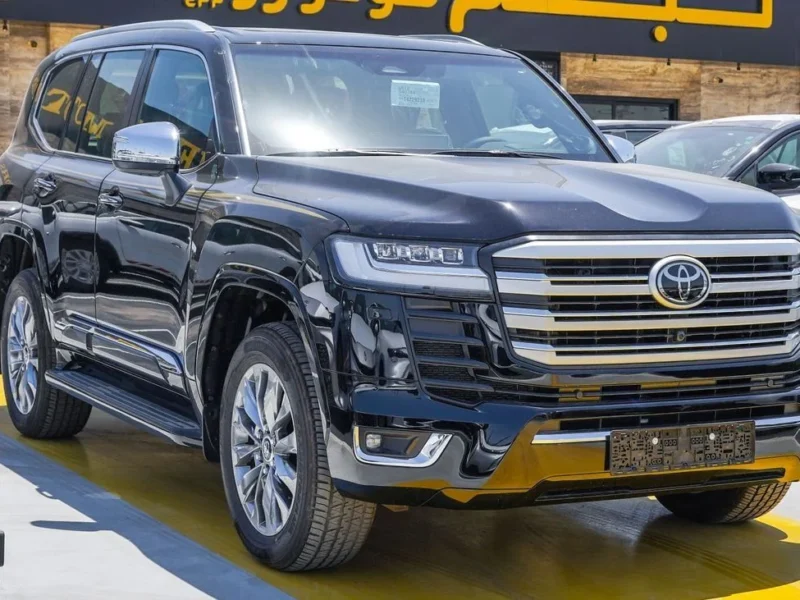 2026 Toyota Land Cruiser VXR 3.5-liter Twin-Turbocharged V6 Petrol Engine Black Red SUV GCC Specs
