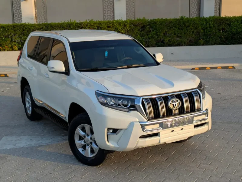 2020 Toyota Prado TXL 4 Cylinders Diesel Engine White Beige SUV GCC Specs Excellent Condition