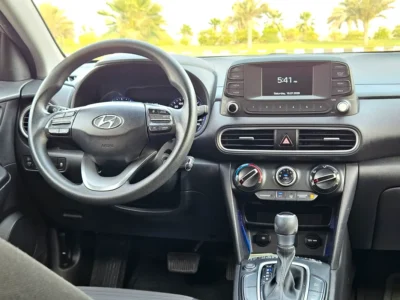 2019 Hyundai Kona Limited 1.6L Turbo 4 Cylinders Petrol Engine Grey Compact SUV GCC Specs