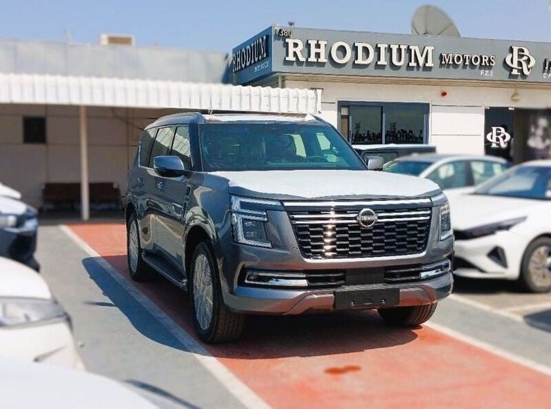 2025 Nissan Patrol LE PLATINUM CITY 3.5 Litres Twin-Turbocharged V6 Engine Grey Red SUV GCC Specs
