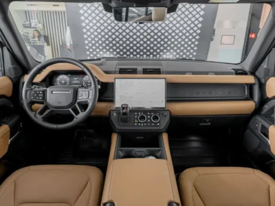 2026 Land Rover Defender 110 X-Dynamic HSE P400 4.0L 6 Cylinders Engine Dark Grey Tan SUV
