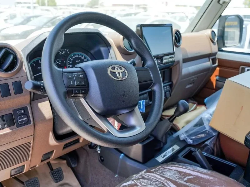 2026 Toyota Land Cruiser 70 HT VXR LC 76 4.0L 6 Cylinders Diesel Engine White Brown SUV