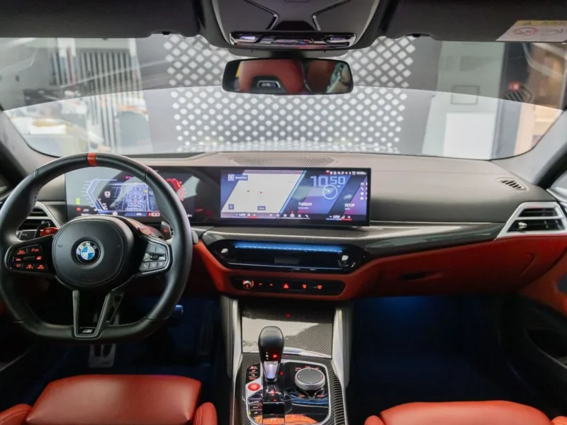 2025 BMW M4 COMPETITION M XDRIVE 3.0L 6 Cylinders Petrol Engine Purple Red Coupe GCC