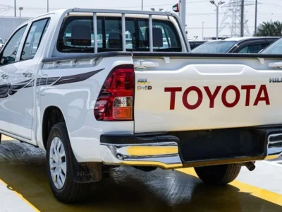 2025 Toyota Hilux GL 2.4 Litres 4 Cylinders Diesel Engine White Red Pickup Truck GCC Specs Manual
