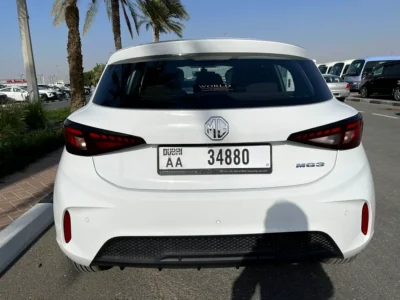 2024 MG MG3 Standard 4 Cylinders Petrol Engine White Grey Hatchback GCC Specs Automatic