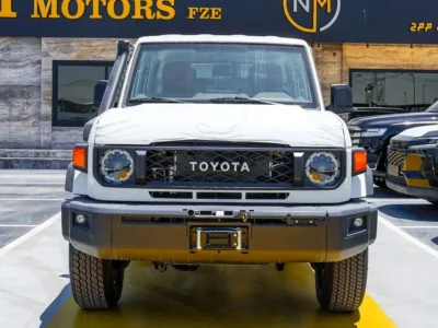 2026 Toyota Land Cruiser 70 HT VXR LC 76 4.0L 6 Cylinders Diesel Engine White Brown SUV
