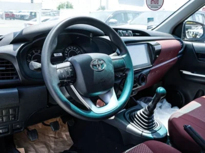 2025 Toyota Hilux GL 2.4 Litres 4 Cylinders Diesel Engine White Red Pickup Truck GCC Specs Manual