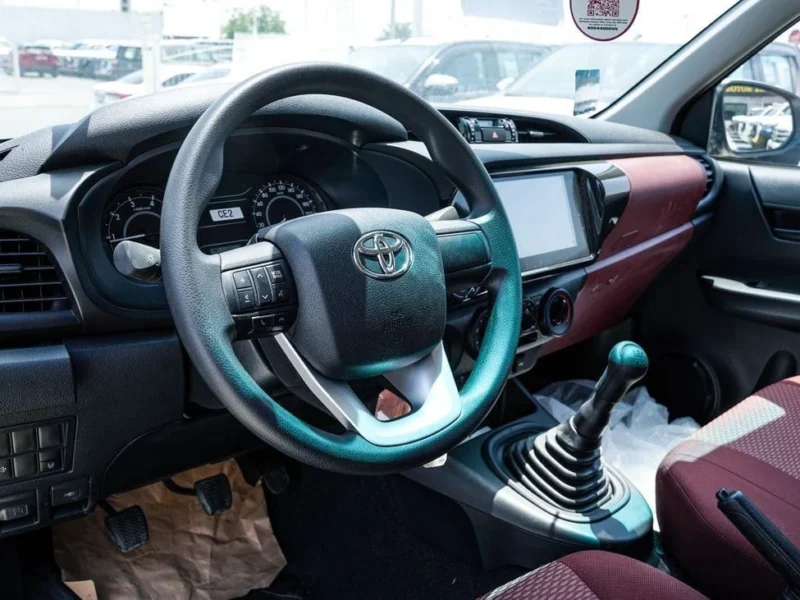 2025 Toyota Hilux GL 2.4 Litres 4 Cylinders Diesel Engine White Red Pickup Truck GCC Specs Manual