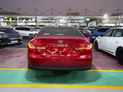 2025 Toyota Camry Lumiere HYBRID 2.5-liter 4-Cylinder Engine Red Tan Sedan GCC Specs Automatic