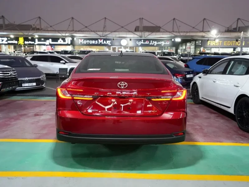 2025 Toyota Camry Lumiere HYBRID 2.5-liter 4-Cylinder Engine Red Tan Sedan GCC Specs Automatic