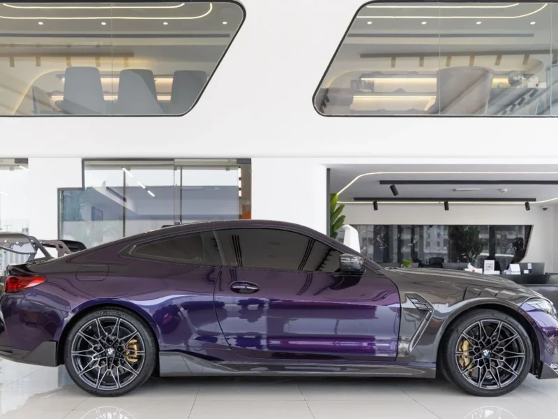 2025 BMW M4 COMPETITION M XDRIVE 3.0L 6 Cylinders Petrol Engine Purple Red Coupe GCC