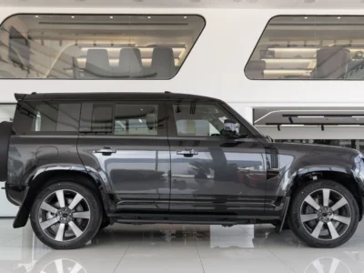 2026 Land Rover Defender 110 X-Dynamic HSE P400 4.0L 6 Cylinders Engine Dark Grey Tan SUV