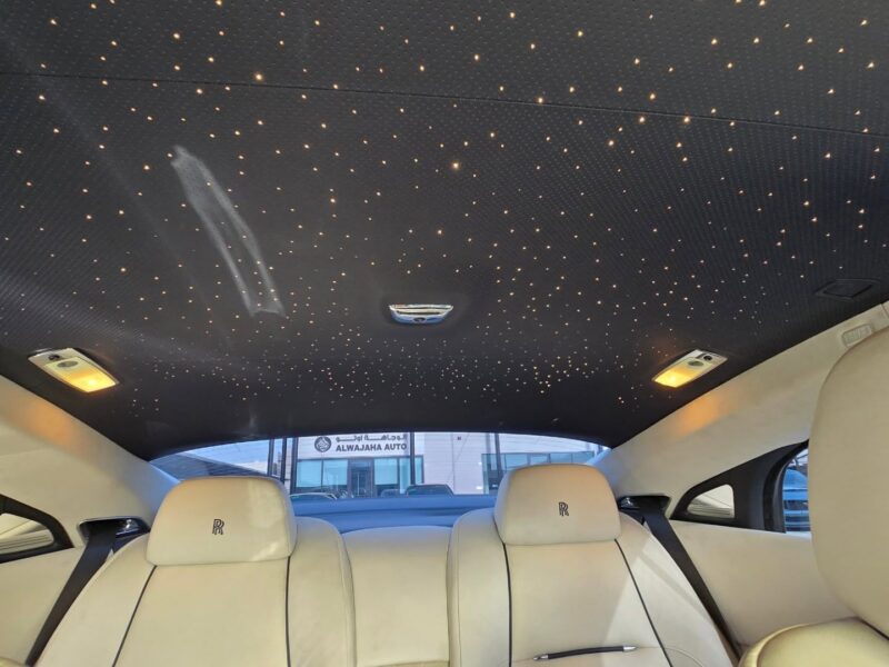 2016 Rolls-Royce Wraith 6.6-liter twin-turbo V12 Petrol Engine Blue Beige Luxury Coupe GCC